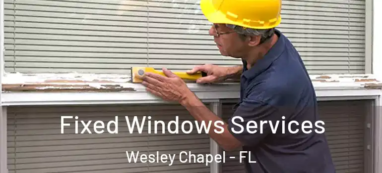  Fixed Windows Services Wesley Chapel - FL